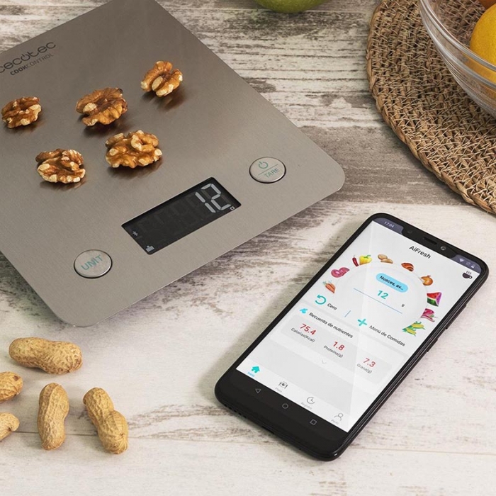 Ψηφιακή Ζυγαριά Κουζίνας 1 G / 5 Kg Ασημί